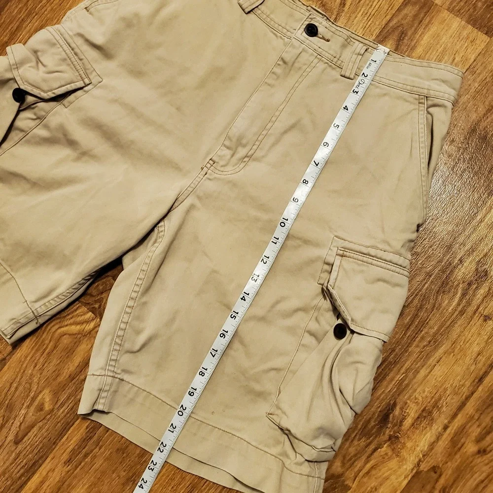 Vintage Polo Ralph Lauren Cargo Shorts Men‎ 33 Beige Preppy